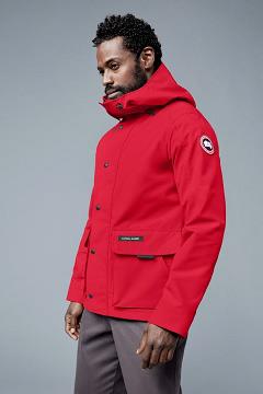 Chamarras Canada Goose Hombre Outlet - Lockeport Rompevientos Rojos DJ2967530